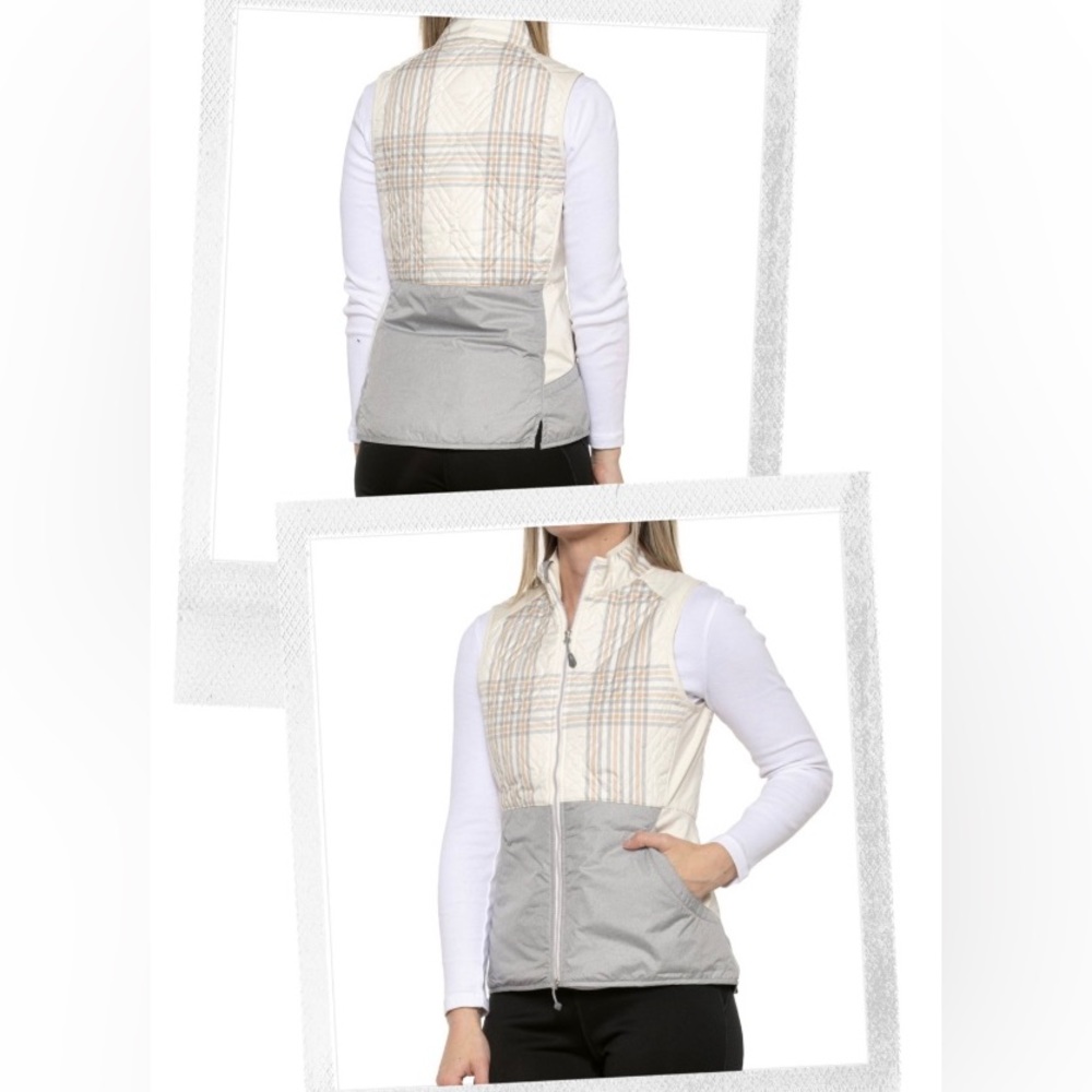 Peter Millar Plaid and Gray Vest